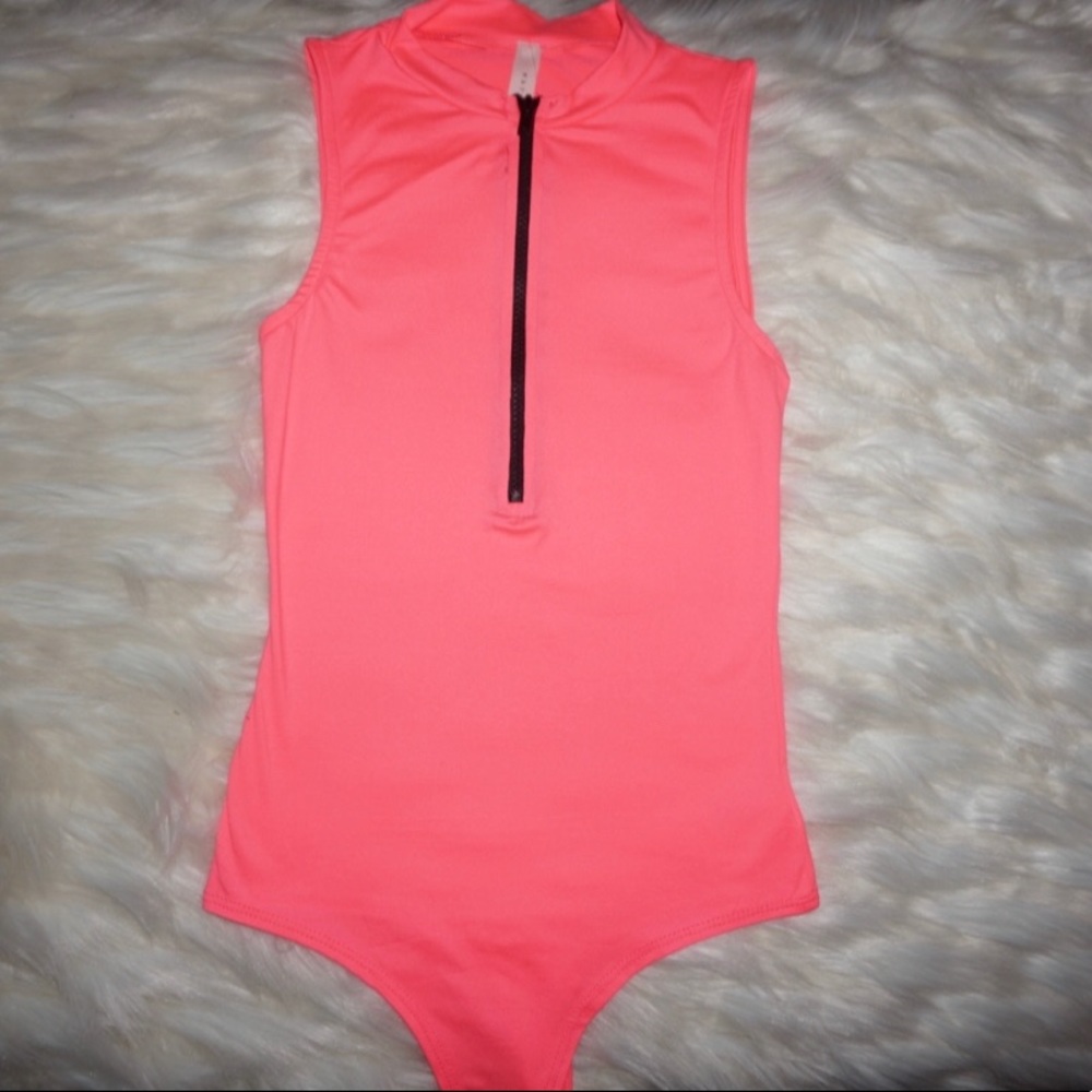 Neon Pink Bodysuit